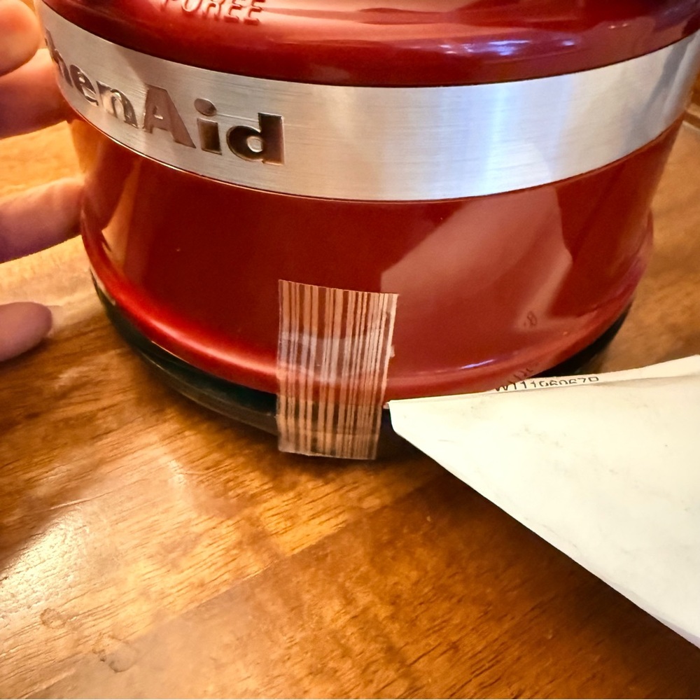KitchenAid Glossy Red Mini Food Processor - Picture 5 of 5